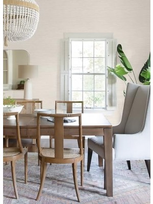 DMR Home Nötr Boyutlu Grasscloth Peel And Stick Duvar Kağıdı