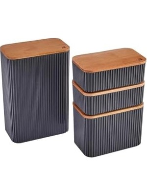 DMR Home Massimo 4'lü Saklama Kabı Seti