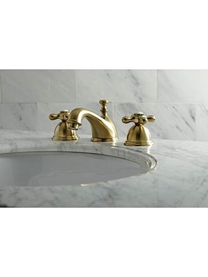 DMR Home KS3967AX Restorasyon 8" Yaygın Tuvalet Musluğu, Pirinç