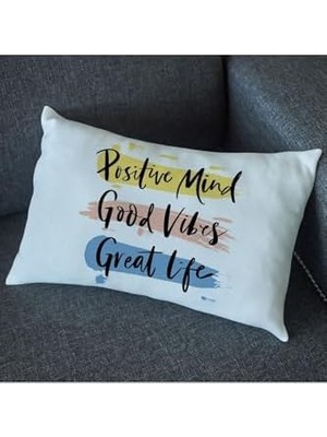 DMR Home Motive Sözlü Dekoratif Dikdörtgen Yastık