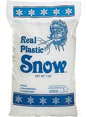 DMR Home Department 56 Köyler Için Aksesuarlar Gerçek Plastik Kar 7oz
