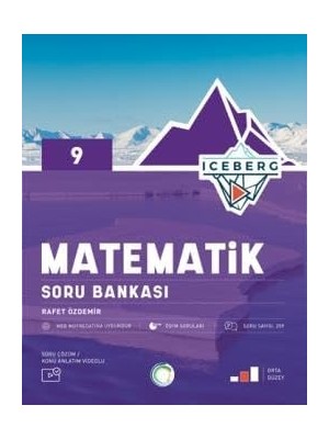 DMR Home 9. Sınıf Iceberg Matematik Soru Bankası