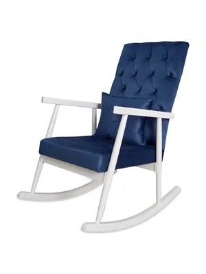 Vivense Trend Sallanan Sandalye, Lacivert, Ahşap, Lake Ayak