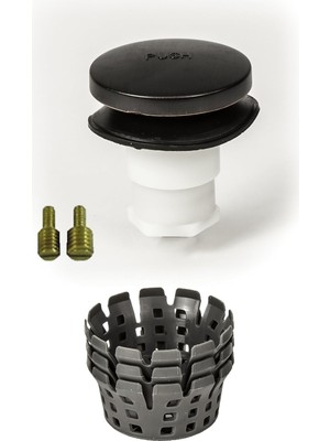 DMR Home Evrensel Parmak Dokunuşu (Uç Burun, Ayakla Çalışan) Banyo Küveti/küvet Tahliye Tıkacı 3/8 Inç ve 5/16 Inç Bağlantı Elemanları Içerir