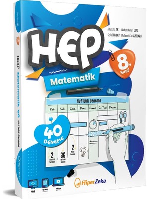 DMR Home 2025 8. Sınıf Haftalık Hep Matematik 40 Deneme