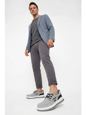 King Paolo K1339 Hawai Erkek Memory Foam Casual Ayakkabı Gri