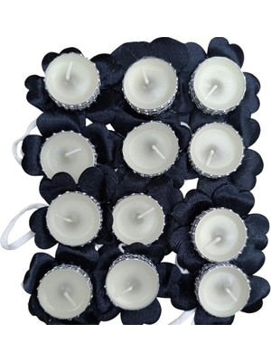 Karakız El Mumu Siyah 12'li Paket