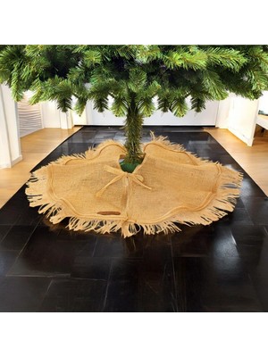 DMR Home Yılbaşı Ağaç Eteği Jüt Bej