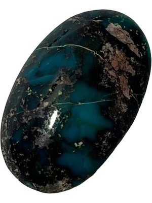 Hasyılmaz Doğal Iran Nişabur Firuze (Turkuaz) Taşı 38 Karat - 7,6 Gram T176
