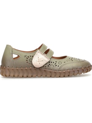 Venüs 2010728Y Kadın Hakiki Deri Casual Ayakkabı Yeşil