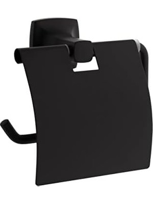 Ozcmax Base 400 A4412336 Tuvalet Kağıtlığı, Mat Siyah