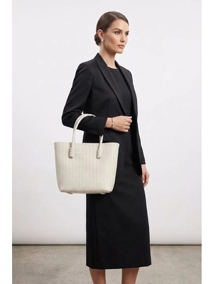 Dsn B37152 Kadın Omuz Çantası Beyaz