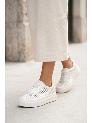 Ayakkabı Fuarı Elit HML2019 Kadın Casual Ayakkabı Beyaz