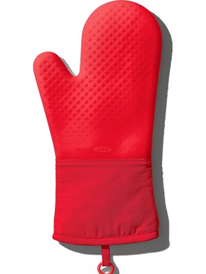 Ozcmax Gg Silikon Fırın Eldiveni Kırmızı