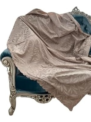 Ozcmax Kaymaz Tabanlı Tay Tüyü Çekyat, Koltuk, Kanepe Örtüsü(Bej RENK)(175X210CM)