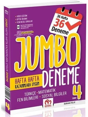 Ozcmax 4.sınıf Jumbo Tüm Dersler Deneme