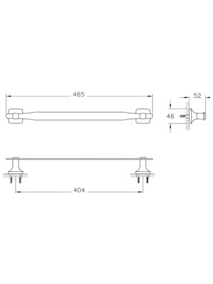 Ozcmax Base 400 A4411936 Uzun Havluluk, Mat Siyah