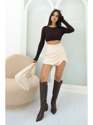 362 Fashion Butik Kumaş Şort Etek