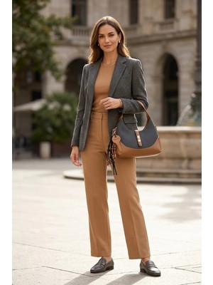 Dsn B37125 Kadın El ve Omuz Çantası Siyah