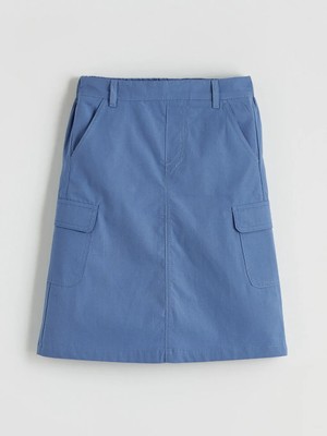 LC Waikiki Lc Waıkıkı Mavi Kız Çocuk Kargo Etek