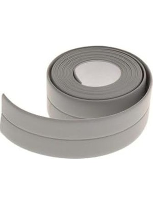 Ozcmax Gri Duş Pvc Lavabo Küvet Tezgah Kenar Banyo Mutfak Pencere 3,2 mt Su Sızdırmaz Geçirmez Yalıtım Bant