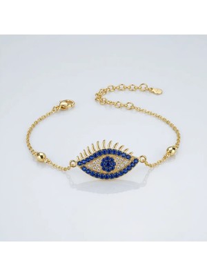 Paun Store Göz 14K Altın Kaplama Bileklik