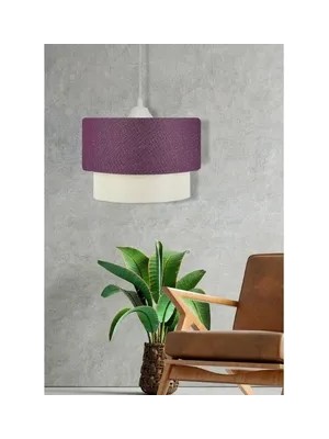 Vivense Evlight Deko Pasta 25'lik Mor Beyaz Sarkıt Avize