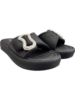 Pierre Cardin Taşlı Toka Detaylı Anatomik Bayan Terlik