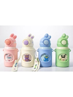 Pazarcan Tavşan Kulaklı 500 ml Paslanmaz Çelik Suluk