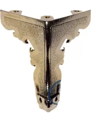 Epilons Kelebek Ahşap, Sunta Sandık Ayağı, Kutu Ayak 5,5 Cm - Sarı