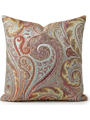 Paisley Kırlent Kılıfı Yeşil