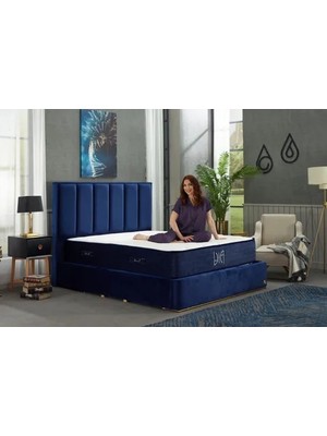 Vivense Puuf Dia Lateks Visco Jel Tek Kişilik Yatak, 90X190