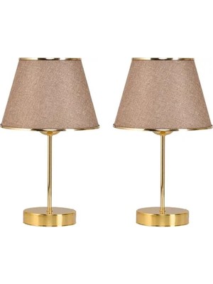 Vivense Evlight Mirza Abajur, Gold Kumbeji, Ikili