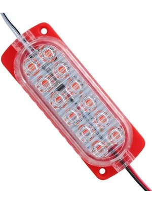 Prativas Parlak Yanıp Sönen 24 Volt 1.2 Watt Kırmızı 2835 Modül LED