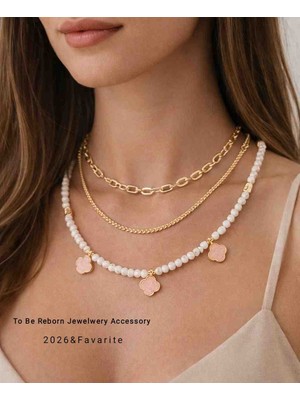 To Be Reborn Çelik Üçlü Tasarım Kolye