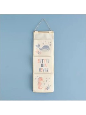 Calperia Mavi Renkli Askılı Organizer – 20X60 cm Boyut