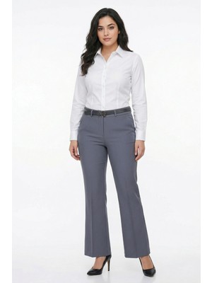 Kübra Kadın Ispanyol Paça Kumaş Pantolon BGL-ST05387