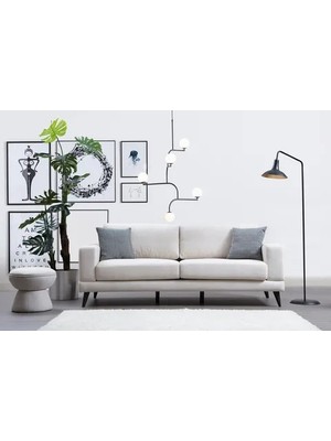 Vivense Sorti Üçlü Koltuk, Ekru