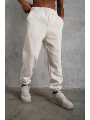 Marsilyan Üç Iplik Alt Eşofman Lastikli - Beyaz