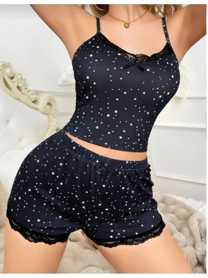 %100 Pamuklu Yazlıkrahat Terletmezşortlu Babydoll Penye Geceelbisesi