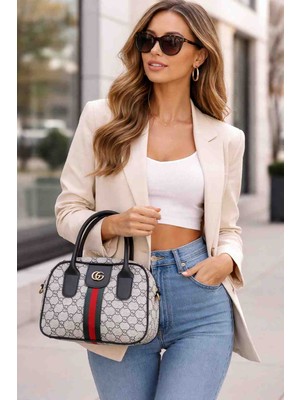 Minimalist Şık Desenli Kadın El ve Omuz Çantası – Günlük & Kombin Tamamlayıcı Trend Model