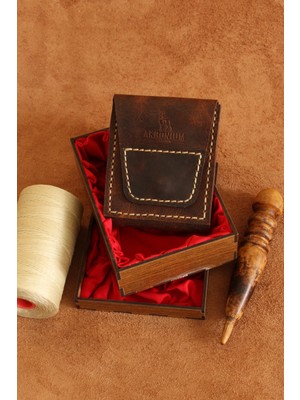 Akronium Leather Hakiki Deri Cüzdan