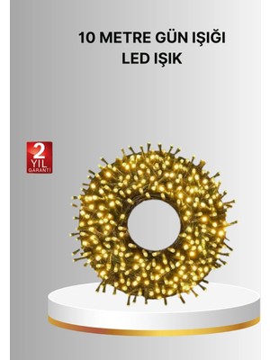 Uzun Ömürlü LED Teknolojili 10 Metre Şık Işıklı Süsleme Seti