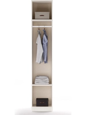 Alfemo Karya 1 Kapaklı Askılı Dolap Gövdesi