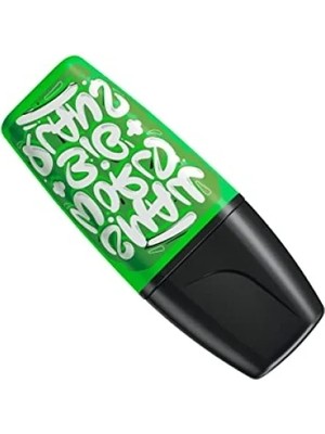 Calperia Fosforlu Kalem, Mini Boy, Yeşil Renk