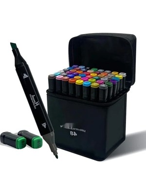 Calperia 48 Adet Çift Taraflı Marker Boyama Kalem Seti