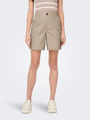 Only Pamuk Kadın Bermuda Şort Onlzora Mw Bermuda Shorts Pnt Noos