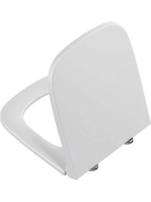Calperia Beyaz Duroplast Soft Klozet Kapağı - Metal Menteşeli