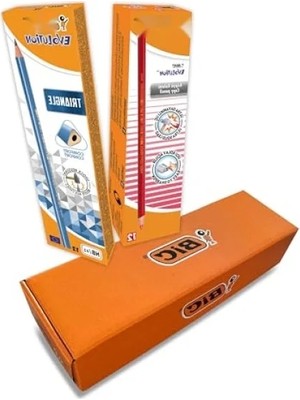 Calperia Üçgen Kurşun Kalem Seti - Ergonomik Tasarım, 12'li Kutu