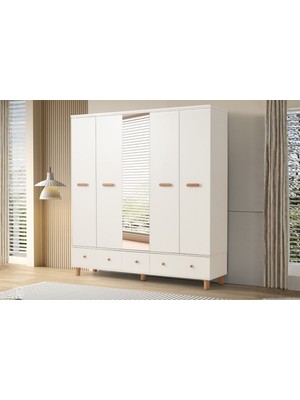 Doressa Litte 5 Kapılı Gardırop